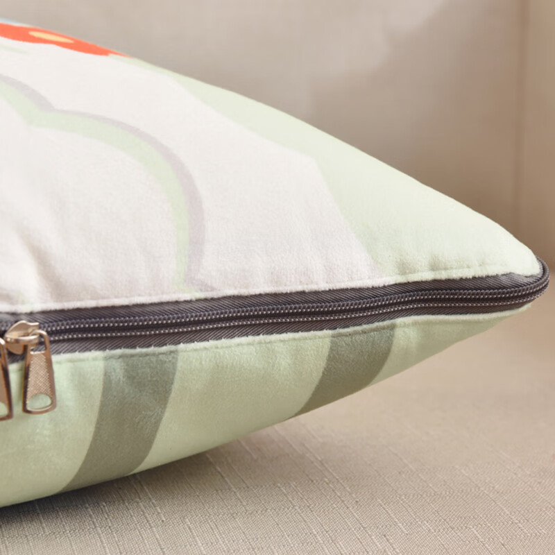 Jialiya pillow quilt dual-purpose thickened office nap pillow blanket two-in-one sofa car cushion small dinosaur green