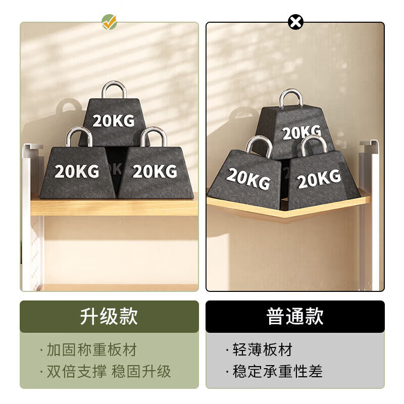 Small craftsman desktop storage rack office desk bookshelf student simple multi-layer desktop storage rack cabinet hole board three layers 60