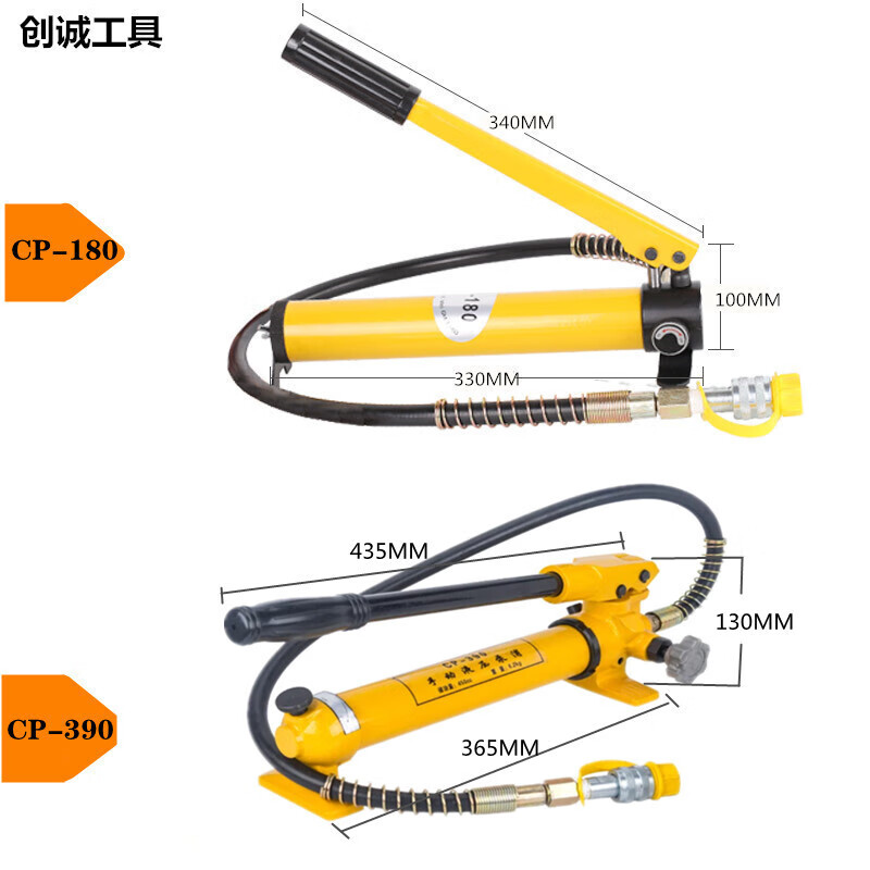 Customized hydraulic hand pump High pressure pump Hydraulic pump Hydraulic pump Manual oil pump CP-180 CP-390 manual pump (with meter)