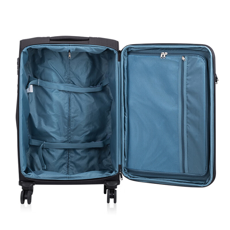 Travel Master (TGURU) Sturdy and Durable Overseas Trolley Case for Men, Extra Large Suitcase for Women, Oxford Cloth Extra Large Suitcase, Large Capacity for Studying Abroad, Black Zipper, 30 Inches, Compliant with 158cm Airline Check-in