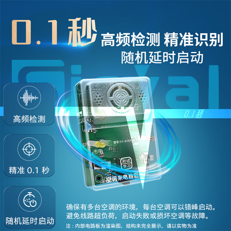 Sieval air conditioner power-on self-starter, power-off memory, automatic start-up, universal type SV-604A-1 direct plug version with transmitter line