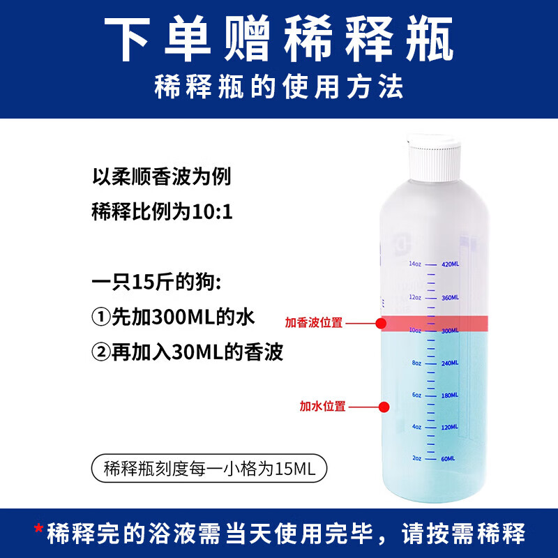 DAVIS pet shower gel degreasing foam citrus long-haired short-haired cat and dog oily shower gel 355ml