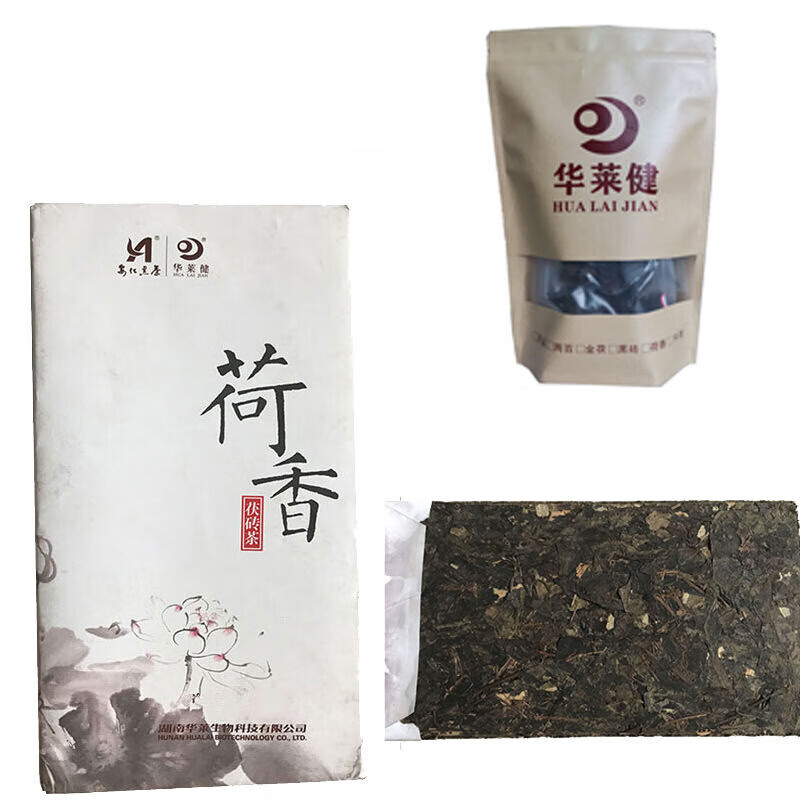 Xumutang Hunan Anhua Hualaijian Black Tea Qianliang Tea Qianliangtianjian Lotus Fragrance Golden Poria Black Brick Tea Six Types of Alpine Wild Tea Bailiang Tea 3.6kg