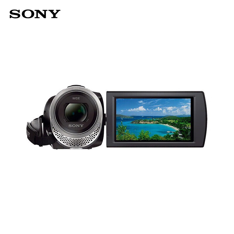 Sony (SONY) HDR-CX450 high-definition camera small home self-media shooting vlog camera DV recorder new HDR-CX450 package two (64G card + original spare battery)
