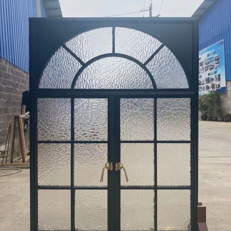 Yaotian French retro iron art old steel window dining room living room rectangular partition study loft lighting window glass window French retro iron art old steel window dining room living room long