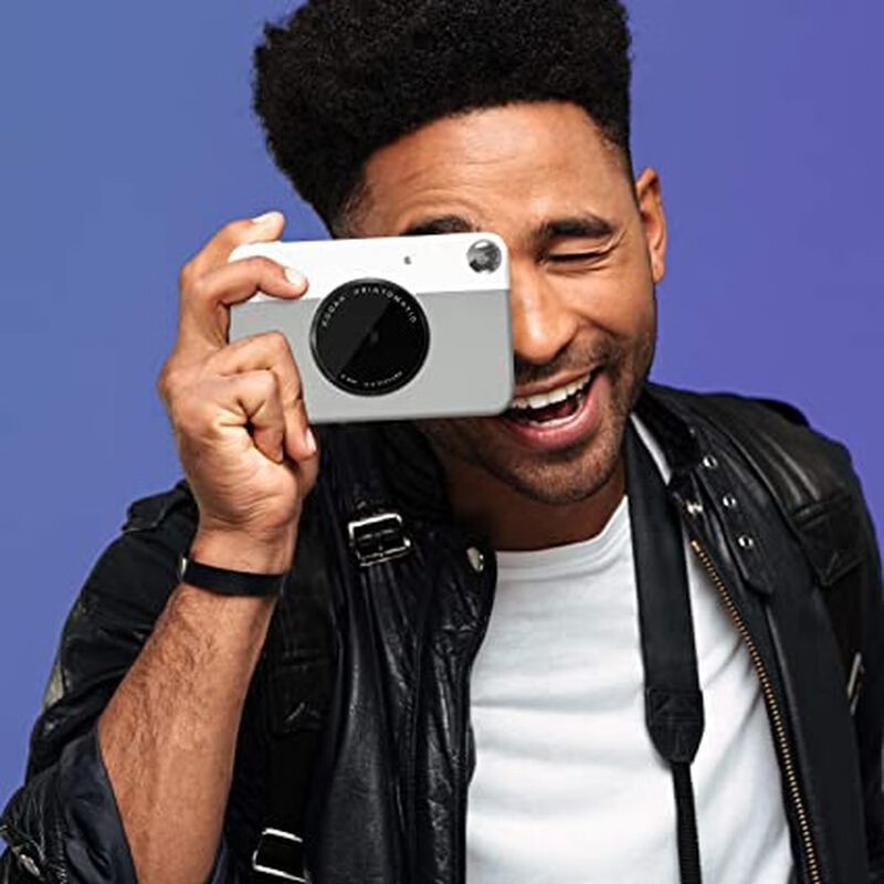 KODAK Printomatic 5MP instant printing camera full color printing rechargeable gray