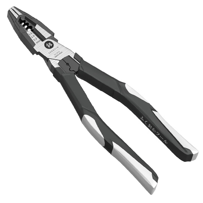仁聚益定制老虎钳子钢丝钳电工专用多功能尖嘴钳万用工业级钳子工具大全 20188寸豪华钢丝钳