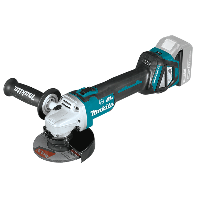 Makita rechargeable angle grinder brushless motor angle grinder DGA414 grinder cutting machine metal 18V lithium battery DGA414 4.0AH dual battery fast charge