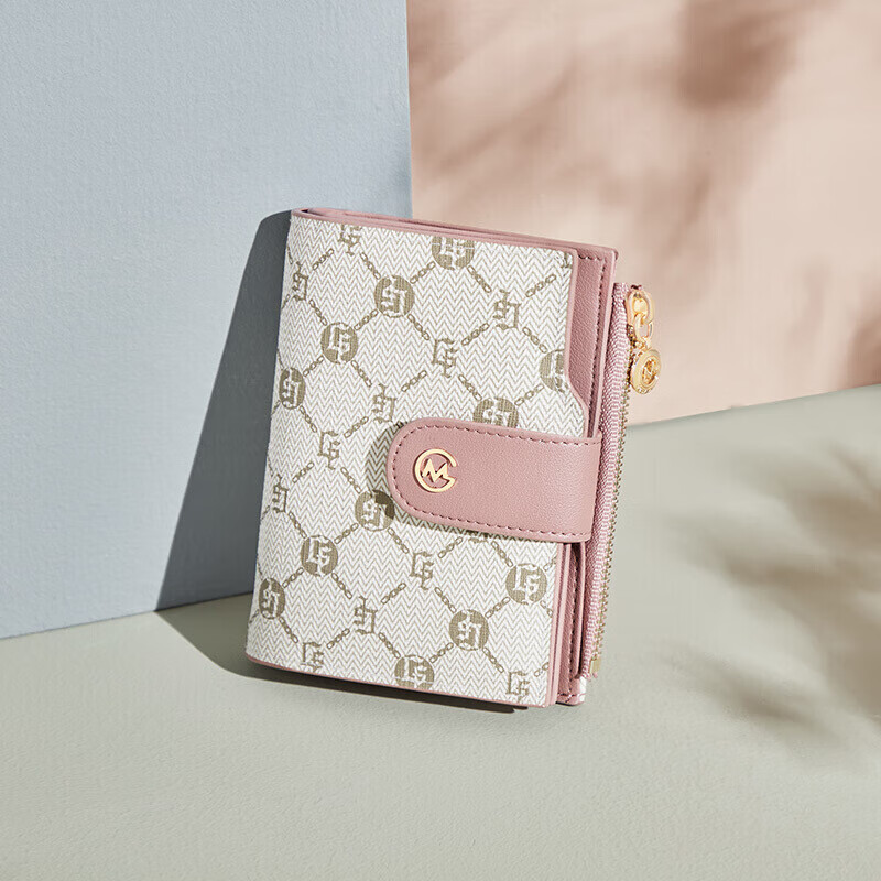 Golf (GOLF) Wallet Women's Short Large Capacity Card Holder Printed Bag Women's Bag Multifunctional Money Clip Women's Fashion Card Bag Women's Bag