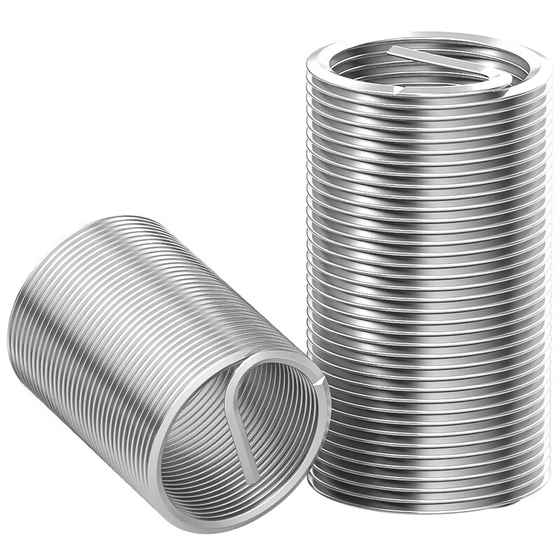 Tianzhuo Hardware 304 stainless steel wire threaded sleeve threaded sheath screw sleeve American fine thread M2M3M4M5M6M8-M24 M5*0.8*1D 50 pieces