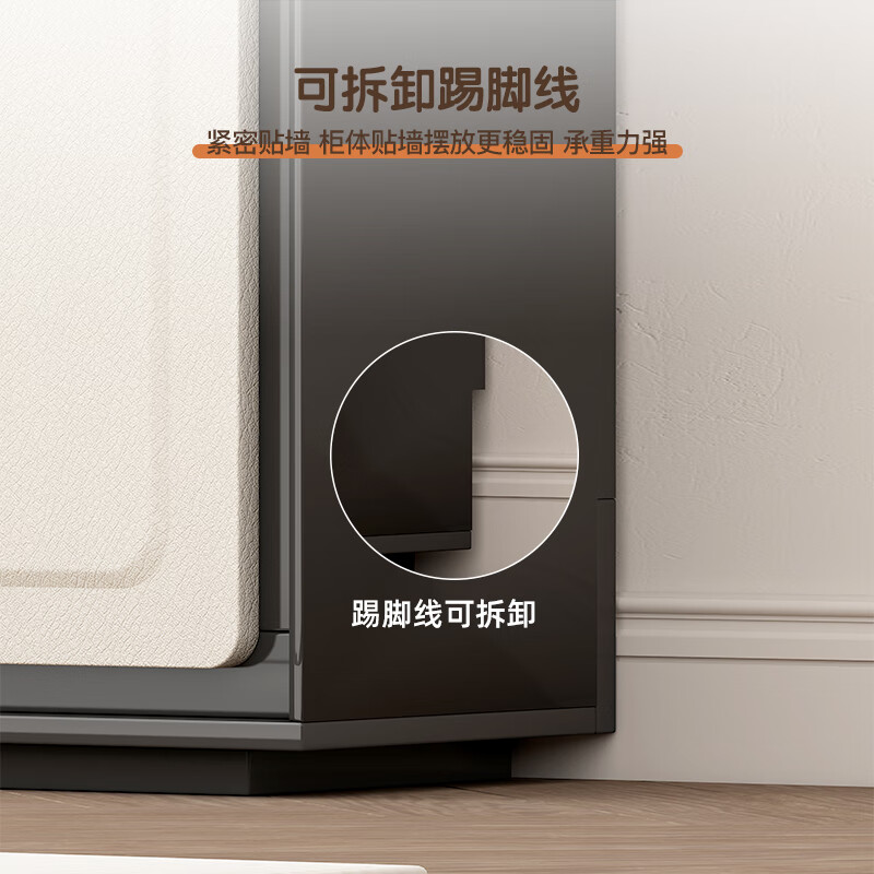 Heguan slate dining table for home modern minimalist restaurant small apartment wall-mounted multi-functional rotating telescopic folding dining table 1.2m sideboard (B type 30 thick) + dining table