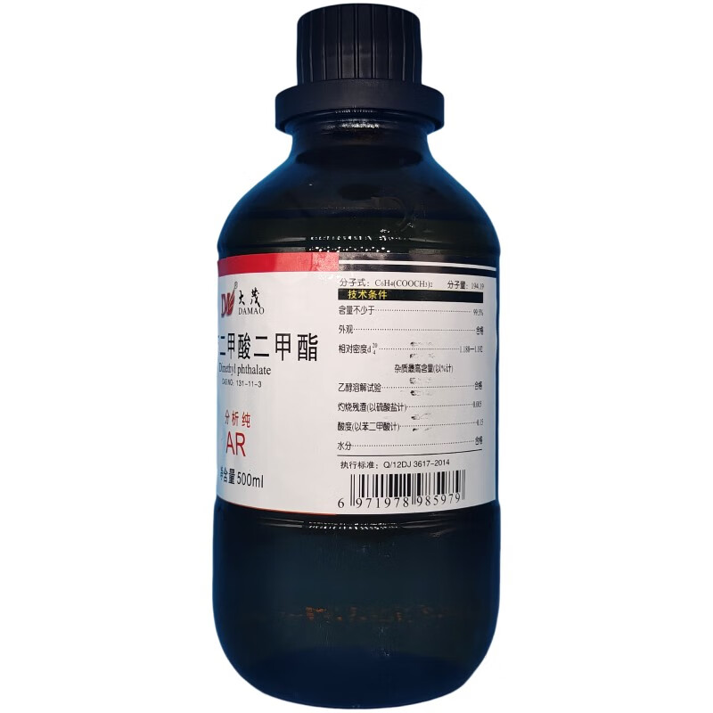 Damao (DM) dimethyl phthalate DMP analytical grade AR500mlCAS 131-11-3 chemical reagent AR500ml AR500ml in stock