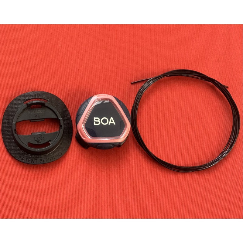 BOA Knob Steel Wire Quick Wear Lace Repair Modification Accessories Repair Parts Actual Photos A Set of Bright Black on the Sides of the Shoes