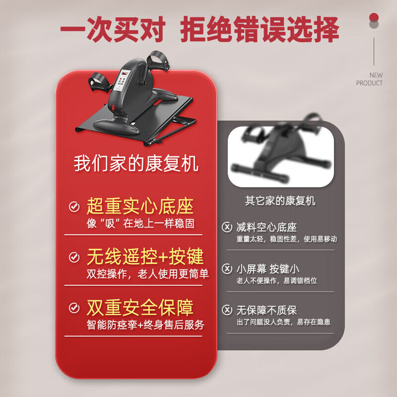 PRO.ATOBO electric rehabilitation training bicycle, stroke and hemiplegia training equipment, elderly fitness equipment, home rehabilitation electric motor