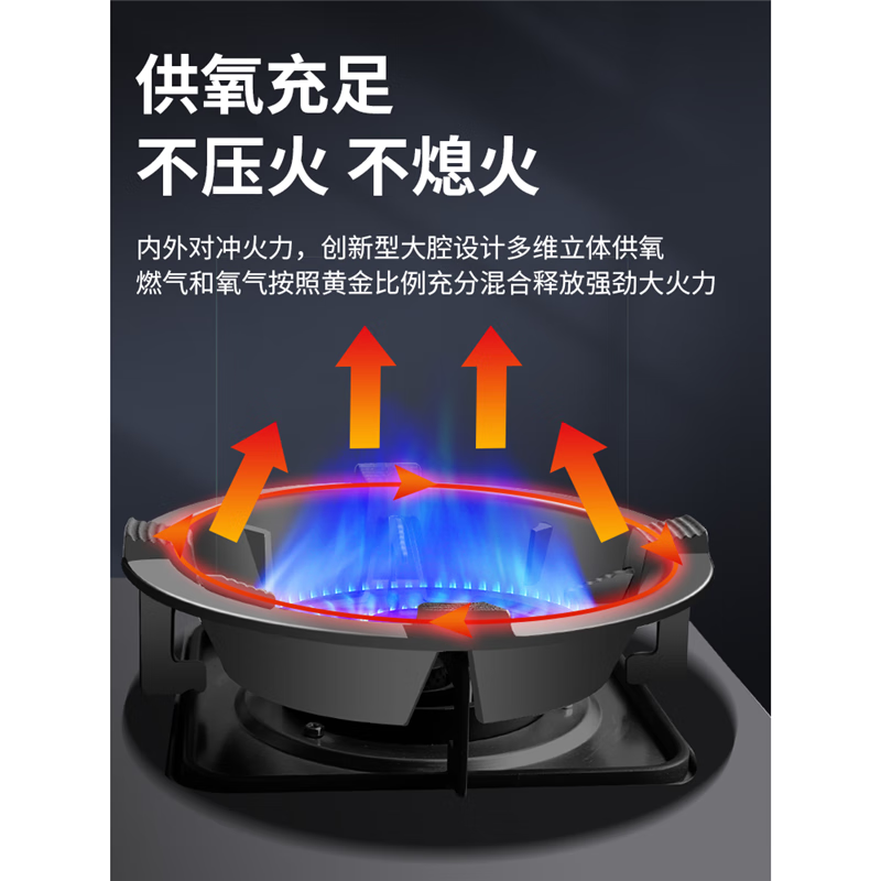 Mingzhe windproof hood gas stove cast iron frame household gas stove stand holder fire ring universal anti-slip bracket windproof 4-grip windproof fire hood + milk pot holder