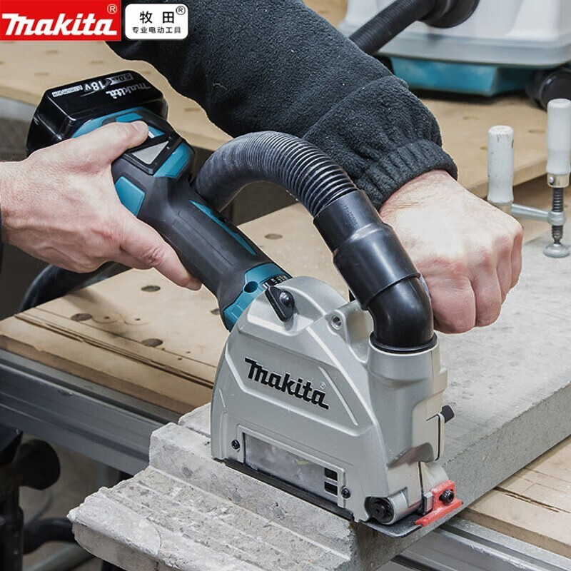 Makita rechargeable angle grinder brushless motor angle grinder DGA414 grinder cutting machine metal 18V lithium battery DGA414 4.0AH dual battery fast charge
