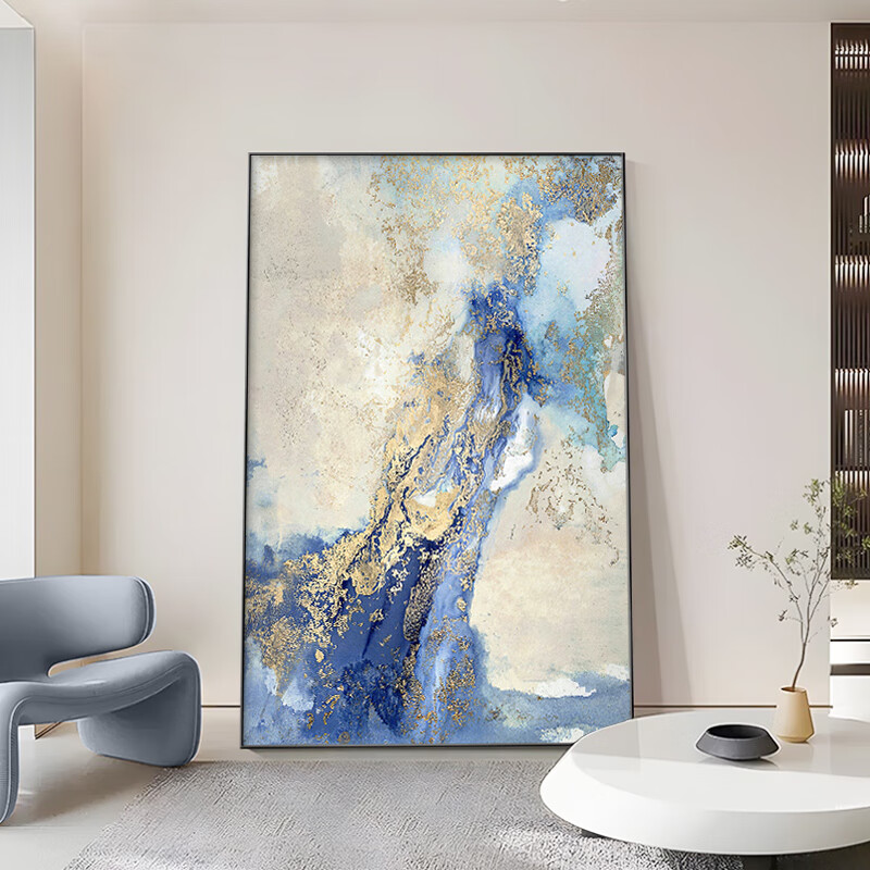 Ji Jian Ji Starry Sky Living Room Decorative Painting Abstract Light Luxurious High-level Mural Floor Painting Simple Sofa Background Wall Hanging Painting