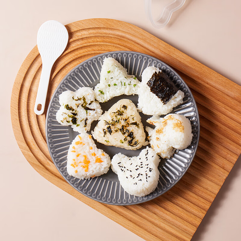 Baijie rice ball mold sushi ingredient tool shaker baby rice ball sushi mold shaker rice ball artifact nine-piece set