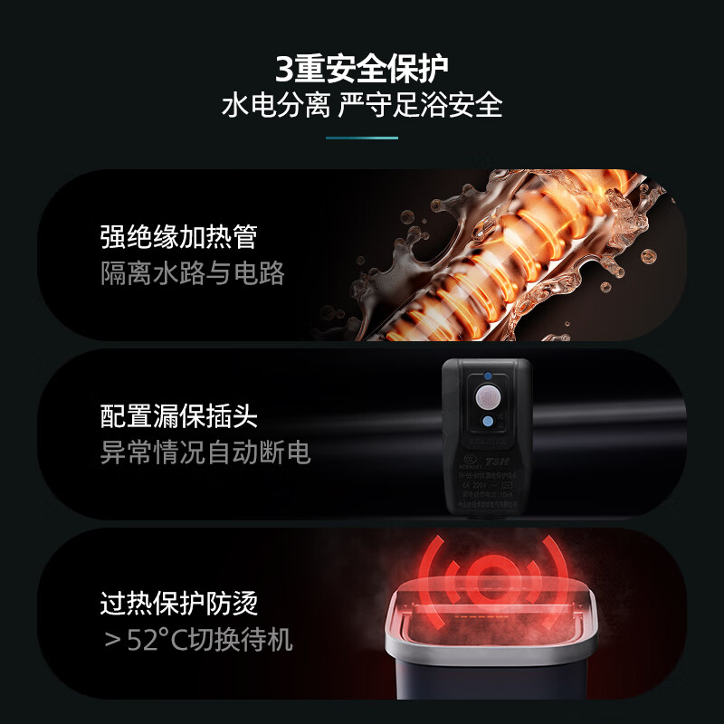 Philips (PHILIPS) foot bath tub, heated, constant temperature, fully automatic massage footbath, deep soaking, UV deep sterilization 3214F, practical birthday gift for new year