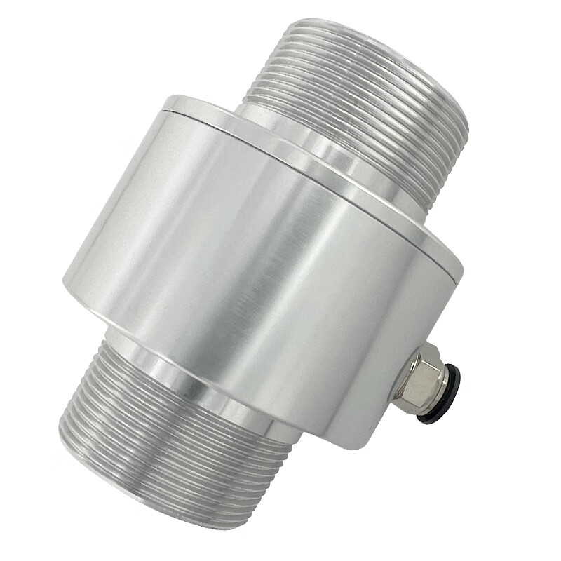 Threaded pneumatic conveyor air amplifier vacuum generator pneumatic loader material conveyor Chi double head ZG1/8--aluminum alloy