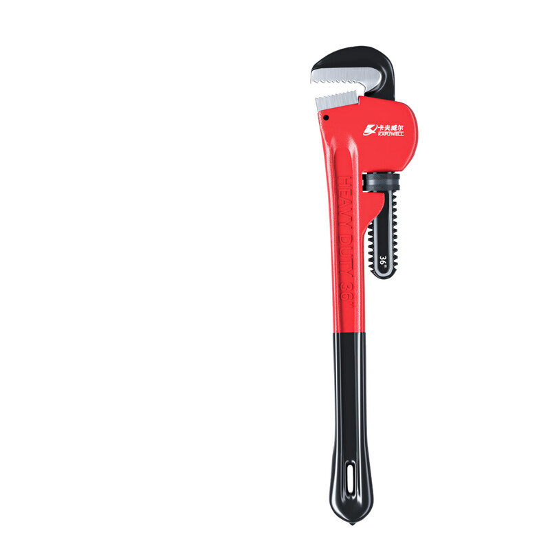 Kraftwell heavy-duty pipe wrench large opening water pipe wrench live water pump pliers round pipe wrench hand vise 48 inches PC4025S