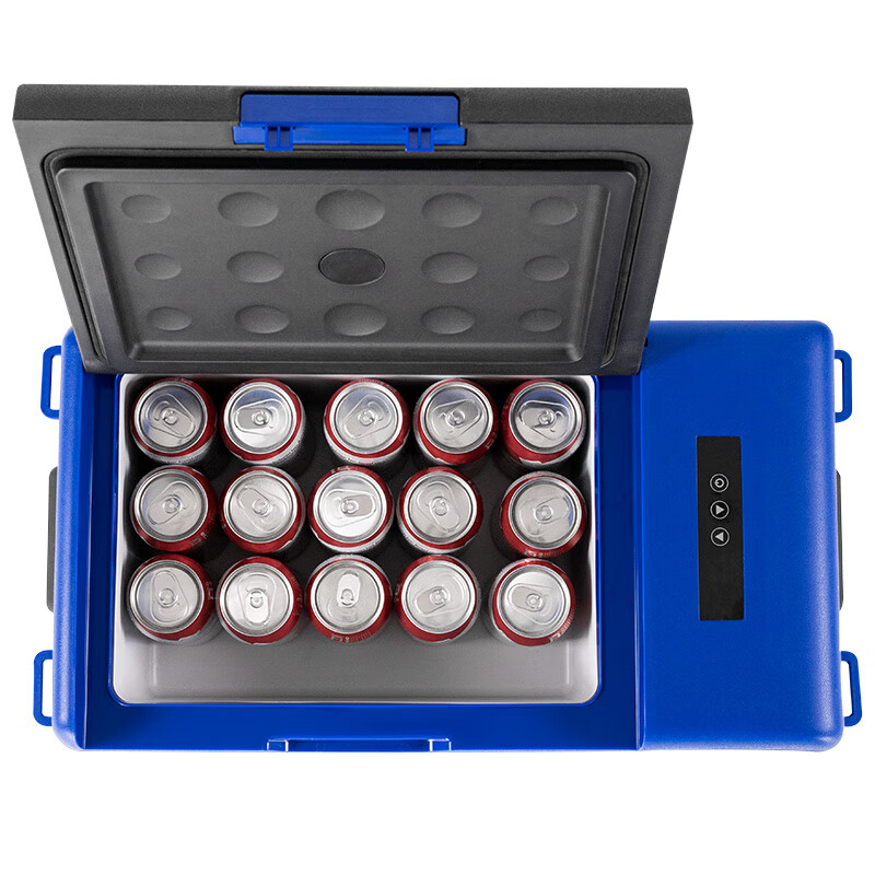 Alpicool car refrigerator compressor refrigeration car home dual-purpose 12V24V truck dedicated refrigeration refrigerator small freezer ki15 car home dual-purpose (Detech compressor) 15 liters