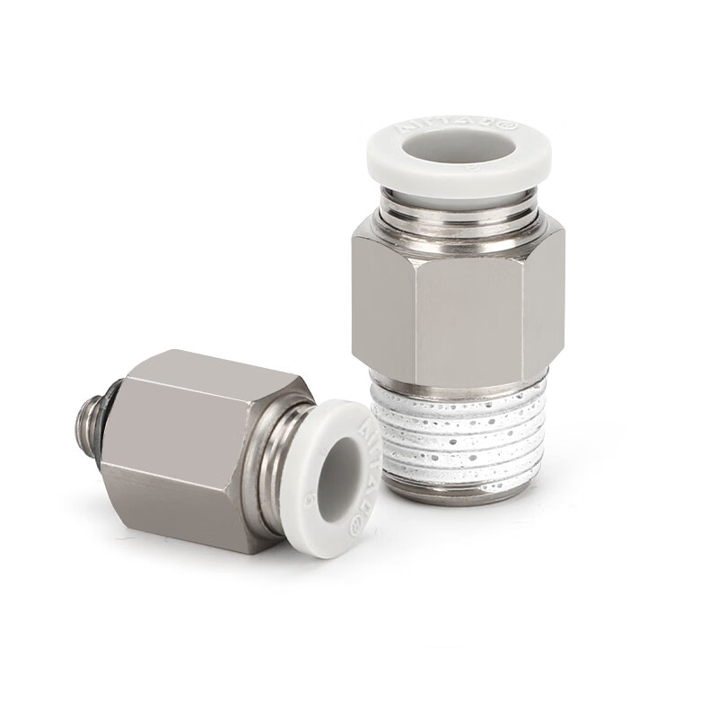 Air pipe quick connector AirTAC PC quick plug thread straight through PC4M5/PC601/PC802/PC1204 series PC1002
