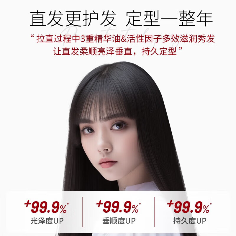 Shiseido Professional Hairdressing (SHISEIDO PROFESSIONAL) Protein Correction Straightening Cream Smoothener Hair Straightening Cream Straightening Hair Softening and Styling One Comb Straightening for Men and Women Home Imported Softening Cream + Styling Agent Suitable for Thick and Hard Hair