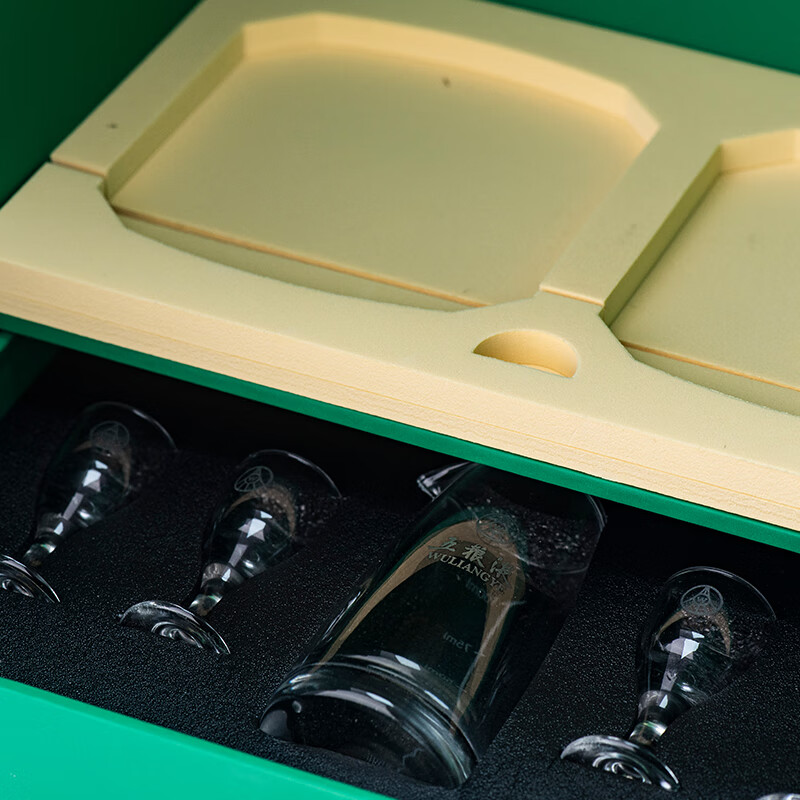 2025 New Gift Wuliangye Guojiao Wine Bottle Gift Box Empty Box Year of the Dragon Year of the Ox Zodiac Mid-Autumn Festival 500ml Wuliangye Year of the Ox Zodiac Gift Box Empty Box with Two Bottles