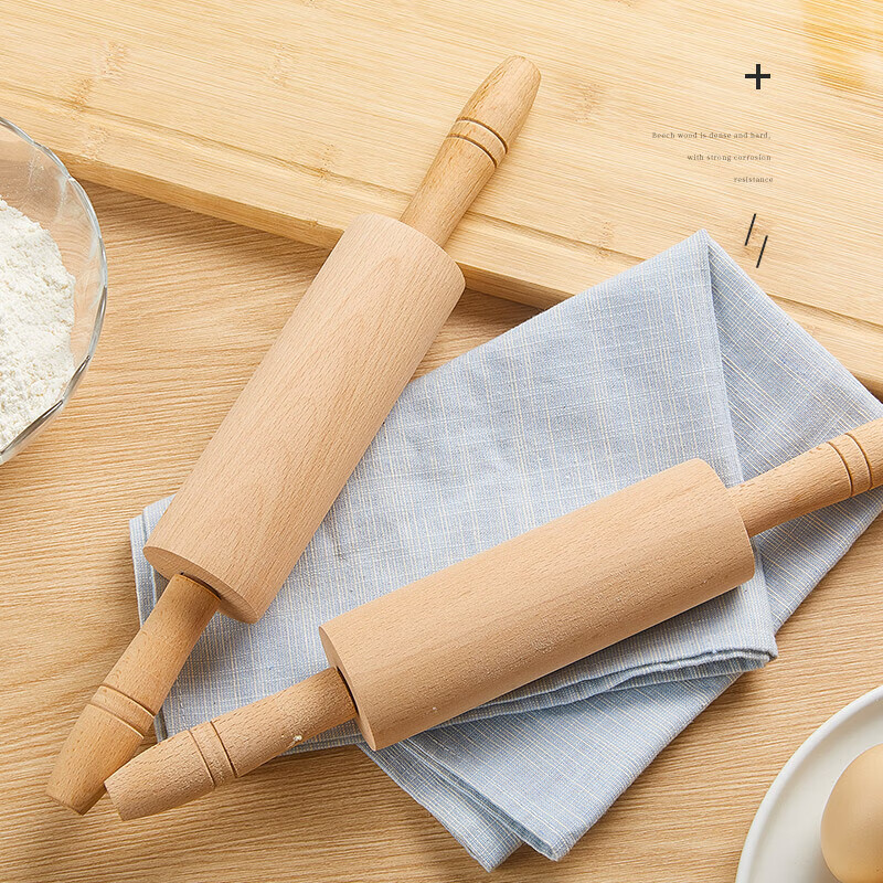 Tang Zong chopsticks, roller rolling pin, beech wood pressing pin, noodle rolling, dumpling wrapper rolling, baking tool C3516
