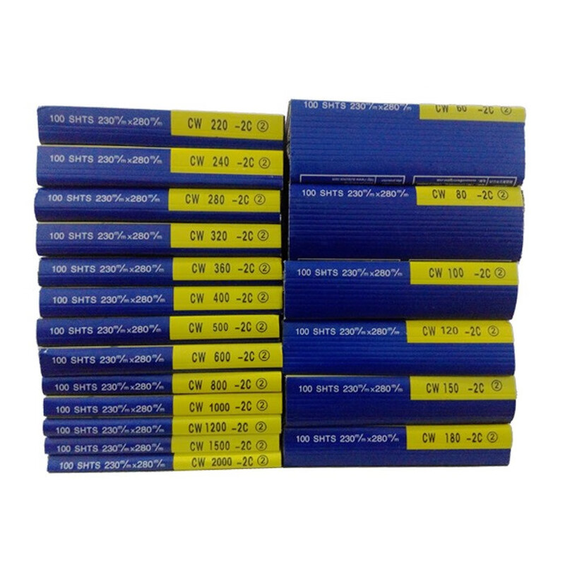 Eagle hemisphere sandpaper Eagle brand sandpaper 800 mesh 100 sheets Wet and dry dual-use metal wall furniture antique jade polishing tool