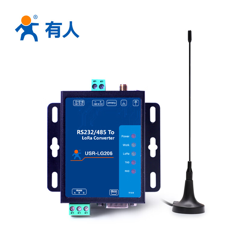 Someone's Internet of Things LoRa wireless data transmission terminal edge collection private protocol RS485 wireless communication long-distance transmission USR-LG206-L