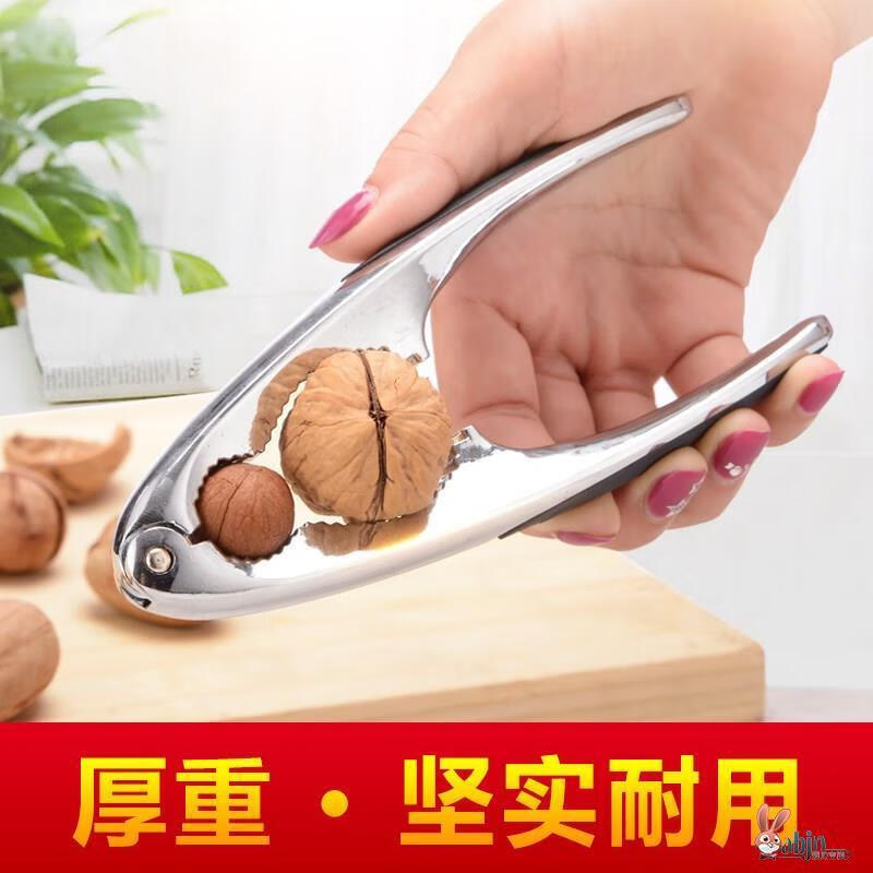 OEING stainless steel thickened walnut machine whole hazelnut peeling pliers black peach clamp nut hazelnut dried fruit pliers sheller basic model with needle