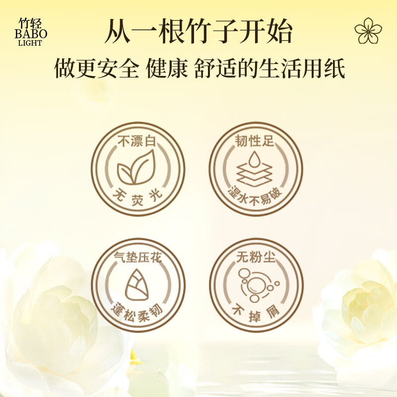 Banbu safe paper towels hanging bottom paper towels increase the amount of household toilet paper 4 layers 1080 sheets * 3 bags