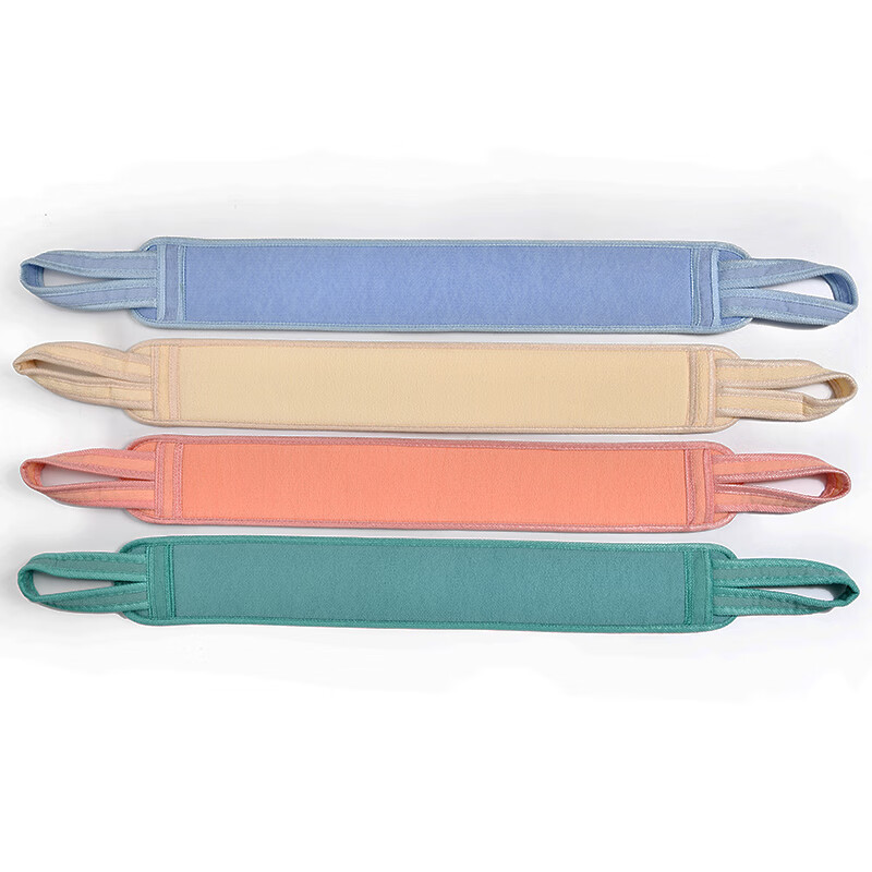 Fat Donglai's same style thickened bath towel, adult long mud bath towel, men's and women's back rub long strip, blue back rub strip + bath towel