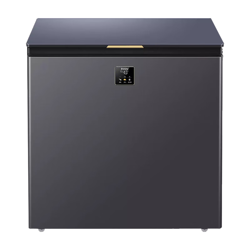 Haier New Home Freezer Low Temperature Mini Freezer Freezer Refrigerator Freezer Switch Cryogenic Quick Freeze Subzero Small Freezer BC/BD-200GHEPG Gray 200L