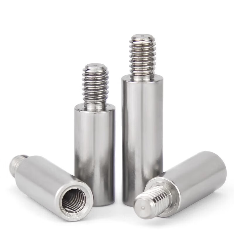 Jinchao 304 stainless steel round connecting column single-head conversion stud isolation round stud chassis M2M3M4M5M6M8M10 M6*100+8 (1 piece)