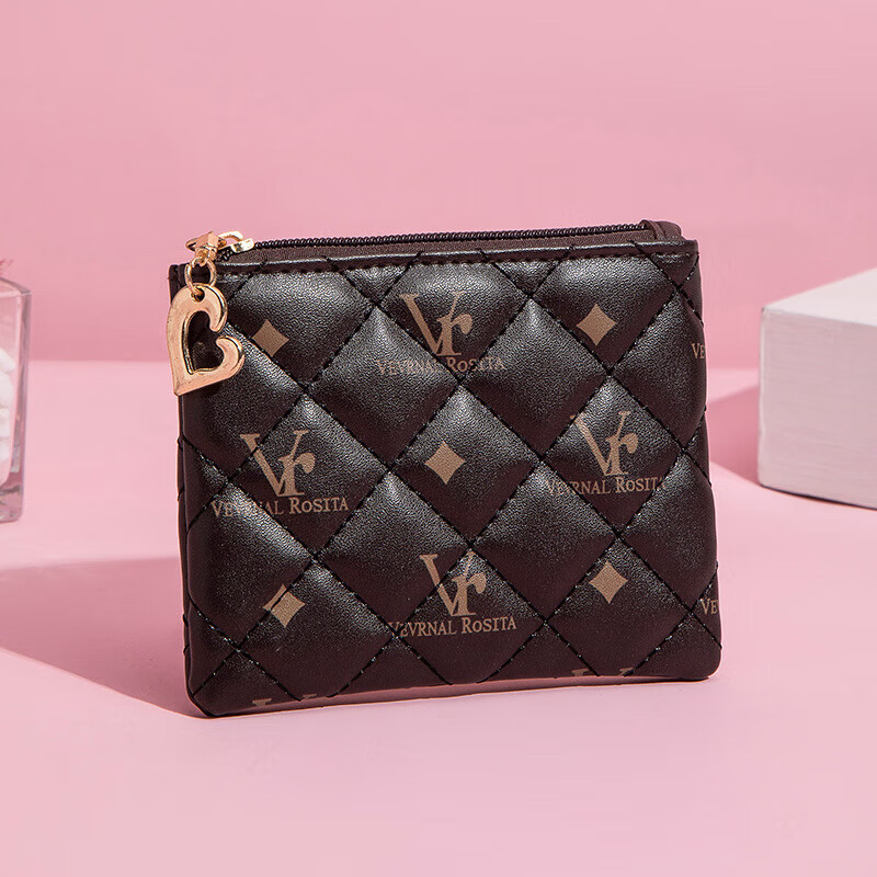 Versatile menstrual bag, coin bag, lightweight key bag, high-end lipstick bag for girls, white