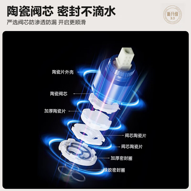 ARROW basin faucet 304 stainless steel brushed bathroom toilet washbasin hot and cold faucet AE41108MSS