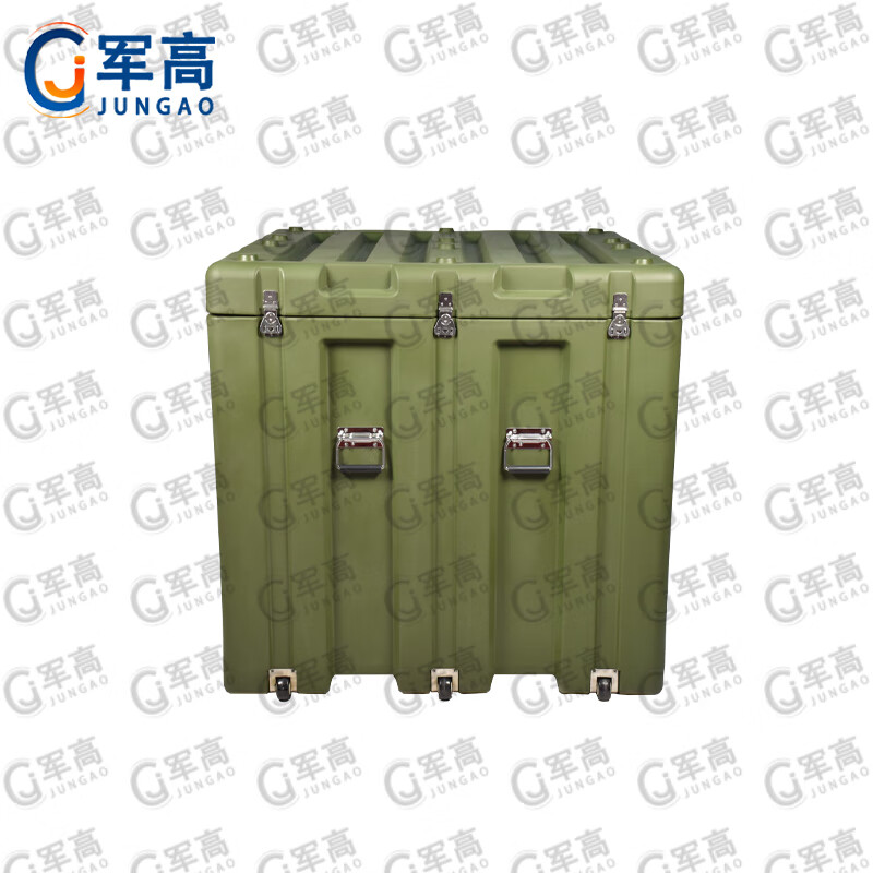 Jungao rotational molding box 1100*1100*1100mm XTC wheeled storage box material transport box airdrop box 25 new type
