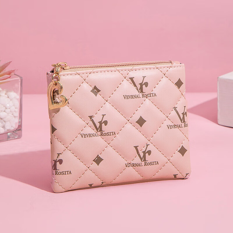 Versatile menstrual bag, coin bag, lightweight key bag, high-end lipstick bag for girls, white