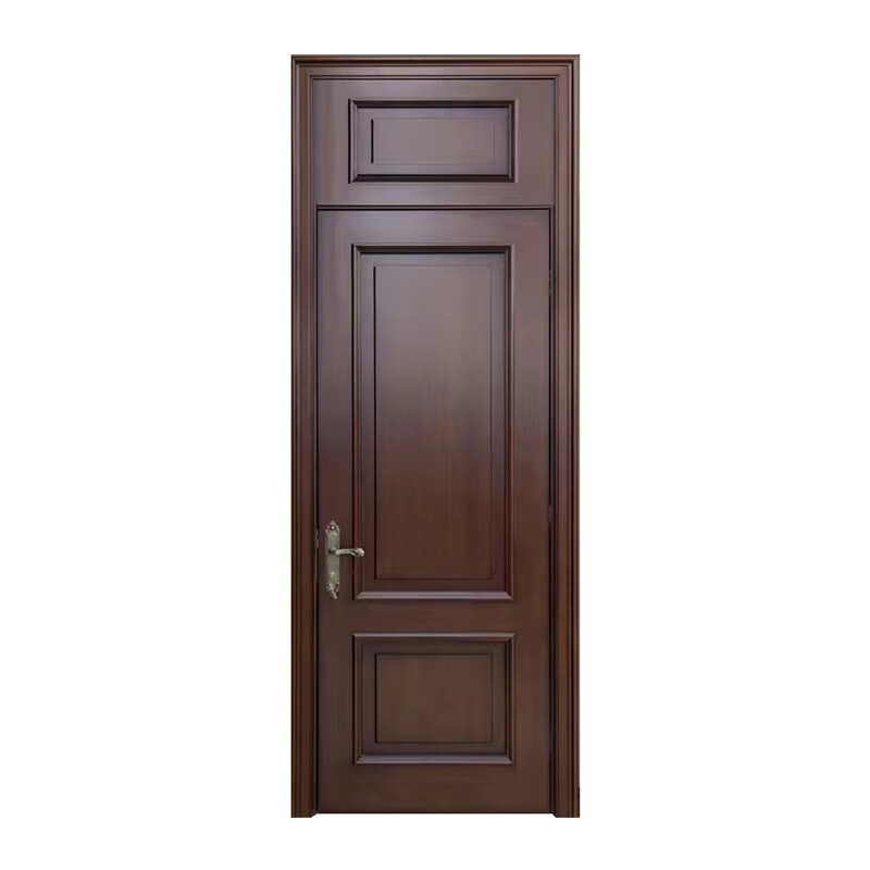 Wen Yijia walnut solid wood door indoor bedroom room wooden door solid wood composite paint set door red oak solid wood door walnut