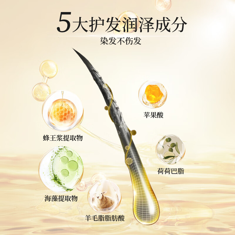 Kao (KAO) whitening hair dye Blaune No. 6 deep brown plant whitening hair dye bubble dye imported