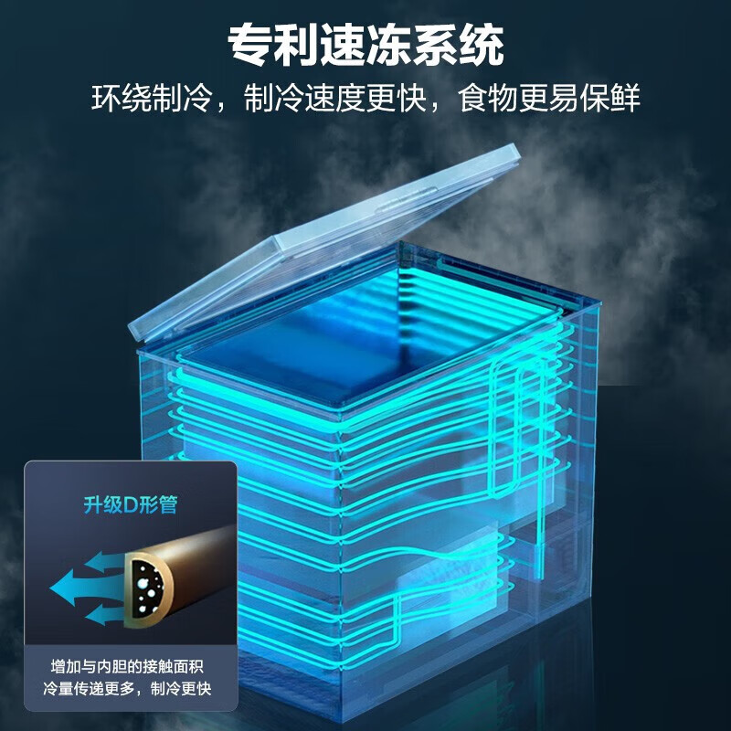 Midea Freezer Summer Frost Reduction Deep Cooling Fresh Lock Home Small Freezer Small Freezer Rental First-Class Energy-Saving and Odor-Free Refrigeration and Freezing Dual-Purpose Conversion Freezer BD/BC-300KMB(E) 300L