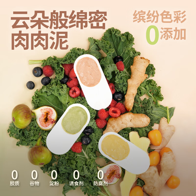 Gewu'an staple food cat strip spoon cat strip cat wet food mousse ice cream licking texture honey mixed flavor 15g*12 pieces