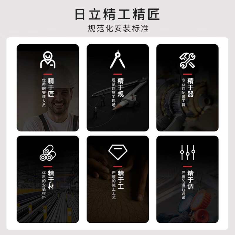 Hitachi (HITACHI) central air conditioner five-horsepower one-to-four hidden inverter air conditioner household six-horsepower multi-split RAS-125HRNAQ two rooms and two living rooms EX-Shuxiang series duct machine 6 horses first-class energy efficiency one-to-four 160 suitable for two rooms and two living rooms