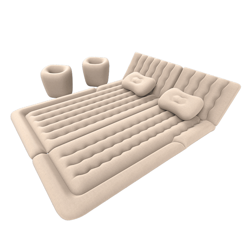 Yiju car inflatable bed SUV car sleeping artifact car rear trunk leveling cushion air mattress camping mattress rear trunk camping three-purpose black