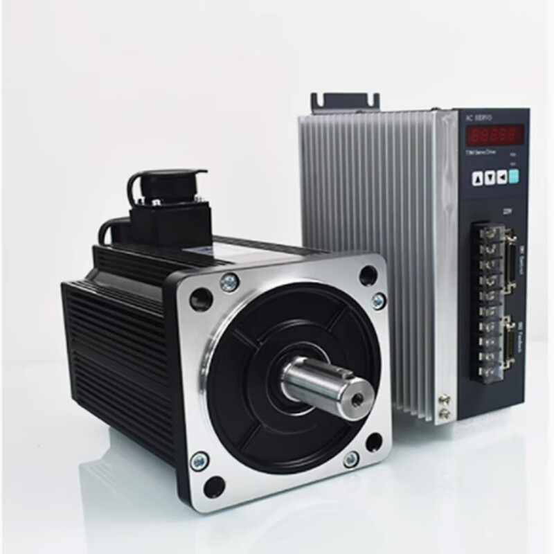 Yue Changsheng Times Chaoqun 60/80/110/130 flange servo motor set driver 400W750W1500 130 flange 2KW2500 turn 7.7NM horizontal use 5V