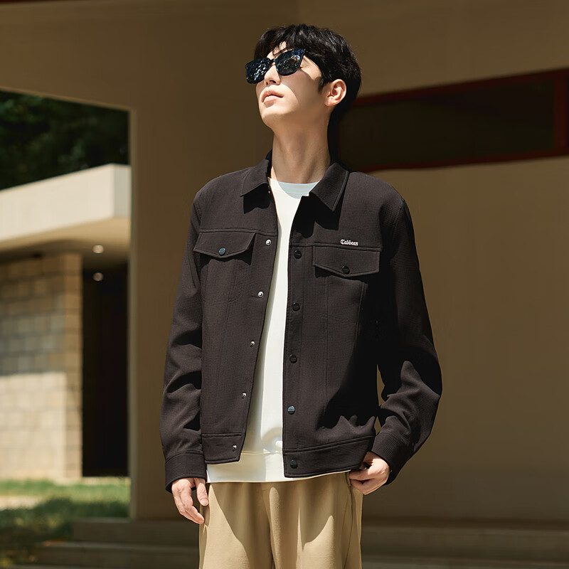 Cabin floral letter embroidered jacket 24 autumn coat casual fashion comfortable texture anthracite 01 48