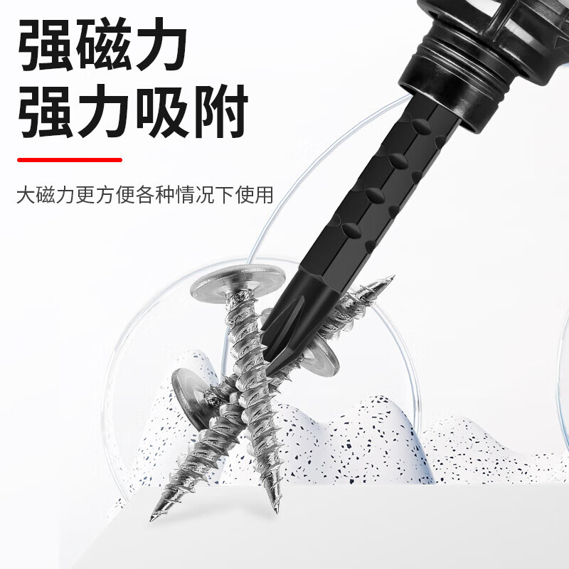 Meike small carrot head Phillips screwdriver set tool set telescopic dual-purpose magnetic screwdriver cone dual-purpose small carrot head screwdriver